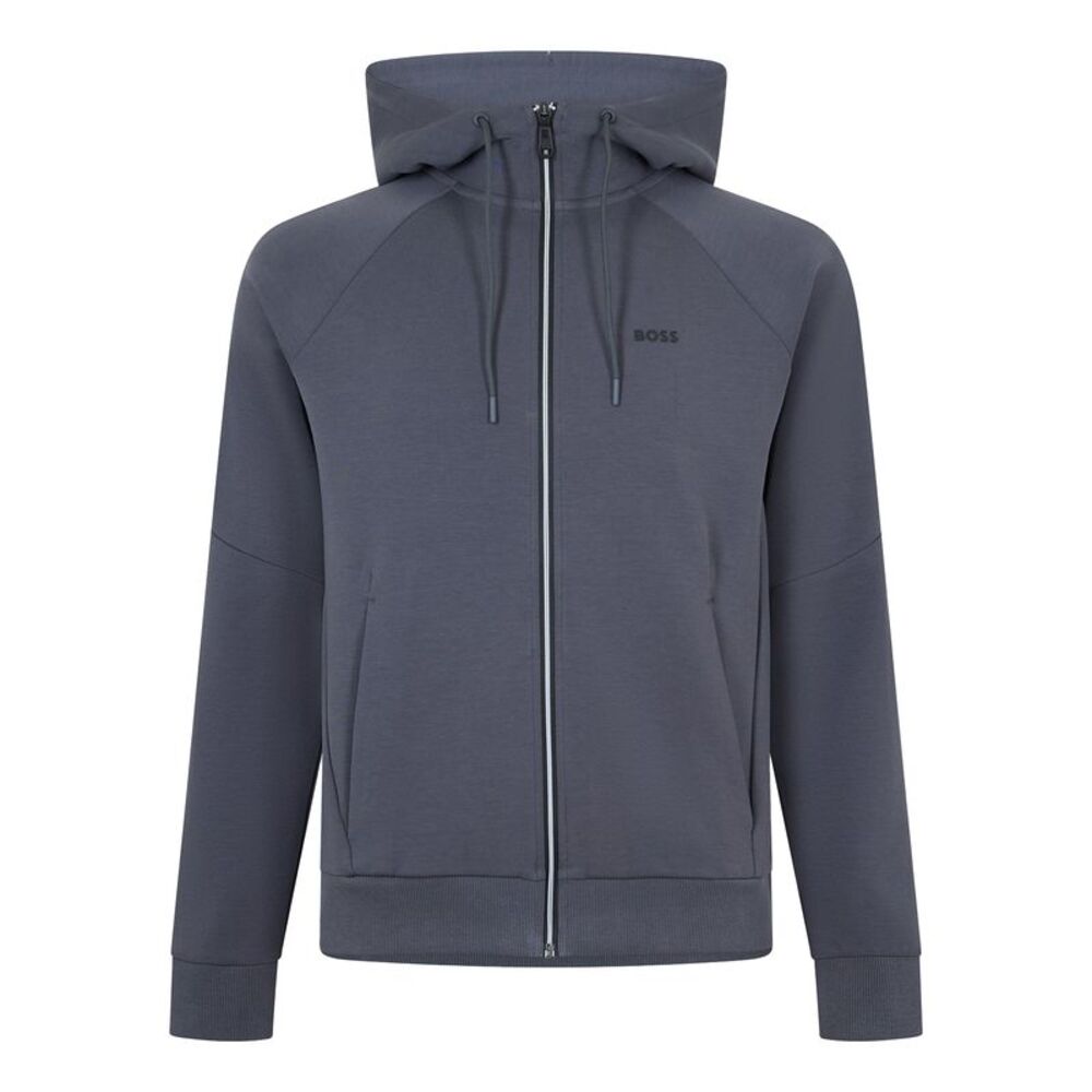 Boss Mens  Full Zip Hoodie / Dark Grey